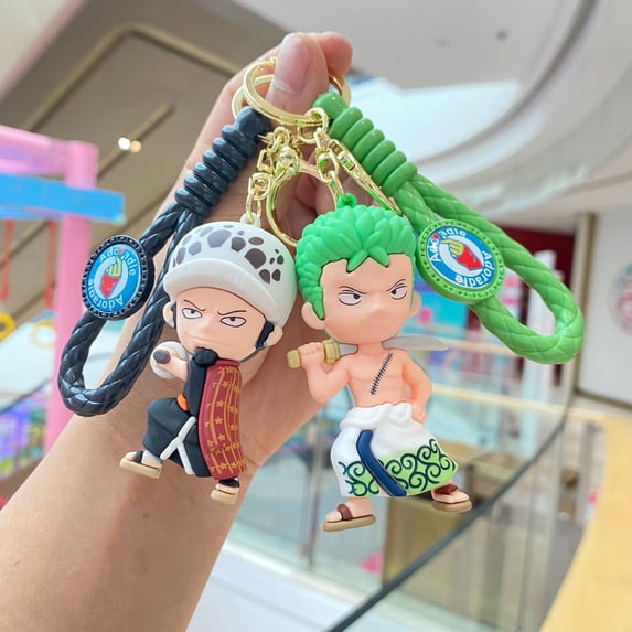 One Piece Cartoon Keychains, Anime cute Keychain, Backpack Key Key ...