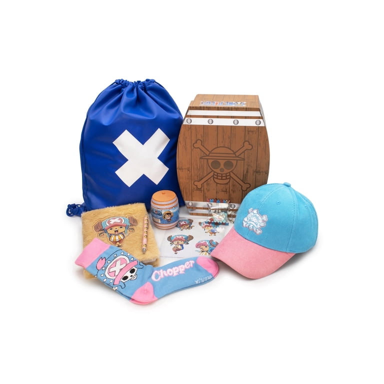 One Piece Chopper Box with Vinyl Figure, Cap, Bag, Socks, Notebook