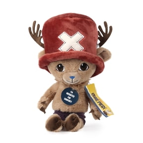 One Piece Chopper Plush Kids Weighted Decorative Pillow Buddy, Polyester, Pink & Brown, Netflix