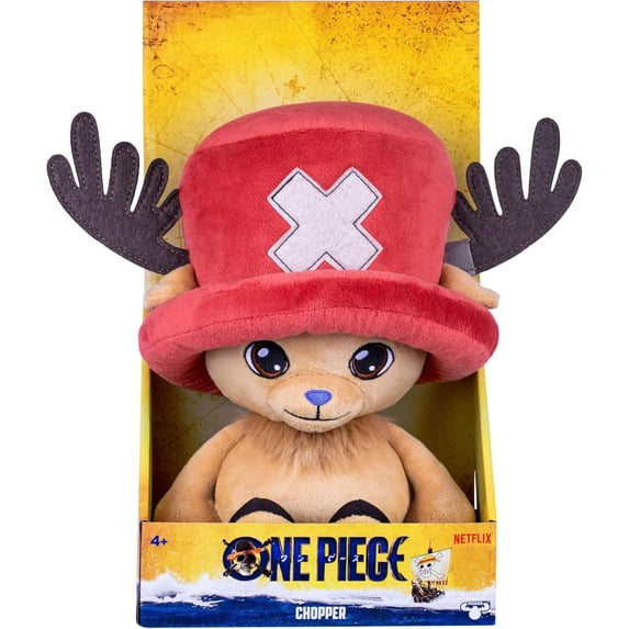 ONE PIECE Chopper Large Plush 12 in stuffed animal with red hat and antlers