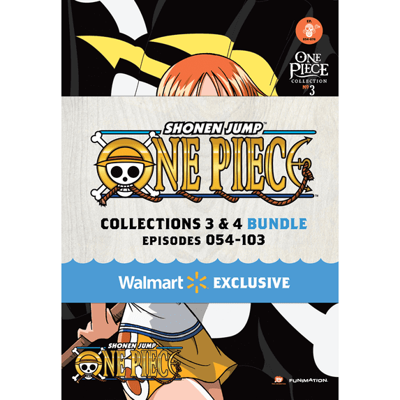 One Piece Collections 3 & 4 Bundle (Walmart Exclusive) (DVD) Crunchyroll, Anime