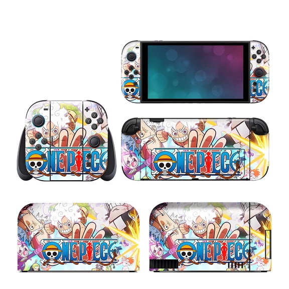 One Piece | Compatible with Nintendo Switch 2 | Cute Anime Vinyl Wrap Decal Cover | Cartoon Sticker Protective Cover