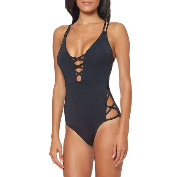 One-Piece Crisscross Swimsuit