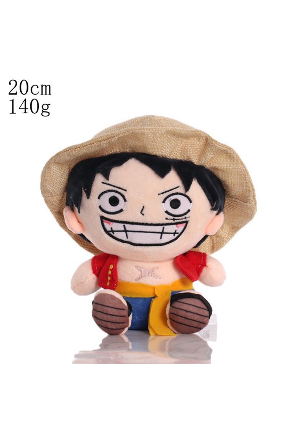 One Piece Cute Cartoon Anime Plush Toy Luffy Joe Basolon Doll Machine Doll
