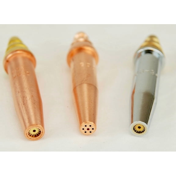 One Piece Cutting Torch Tips for CG-30, CG-211, CG-211Y ALL SIZES G02 Acetylene & G03 Propane fits Airco Concoa Koike Aronson Beetle