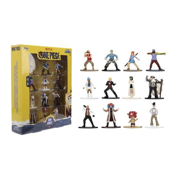 One Piece Netflix Nano Metalfigs 12-Pack Die-cast Figures Set Series 1 by Jada Toys