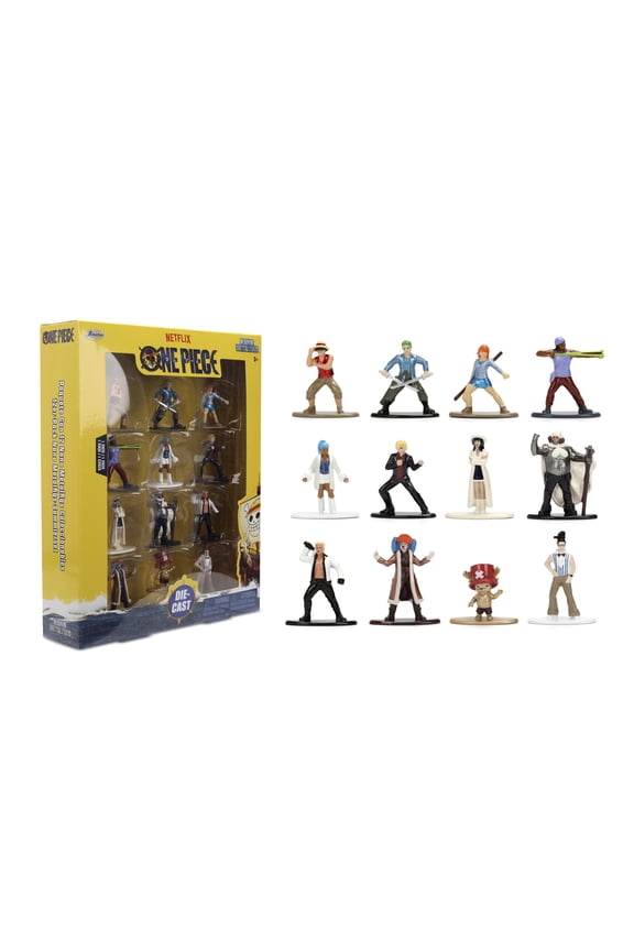 One Piece Netflix Nano Metalfigs 12-Pack Die-cast Figures Set Series 1 by Jada Toys