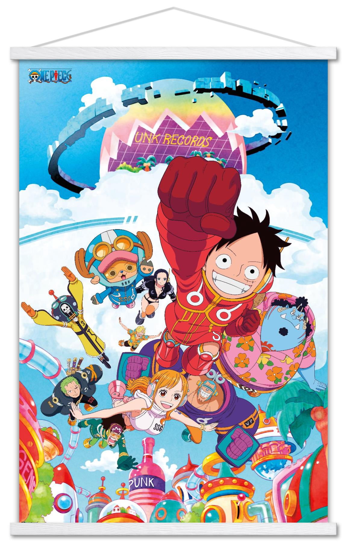 One Piece: Egghead Arc - Future Island Group Wall Poster with Magnetic ...