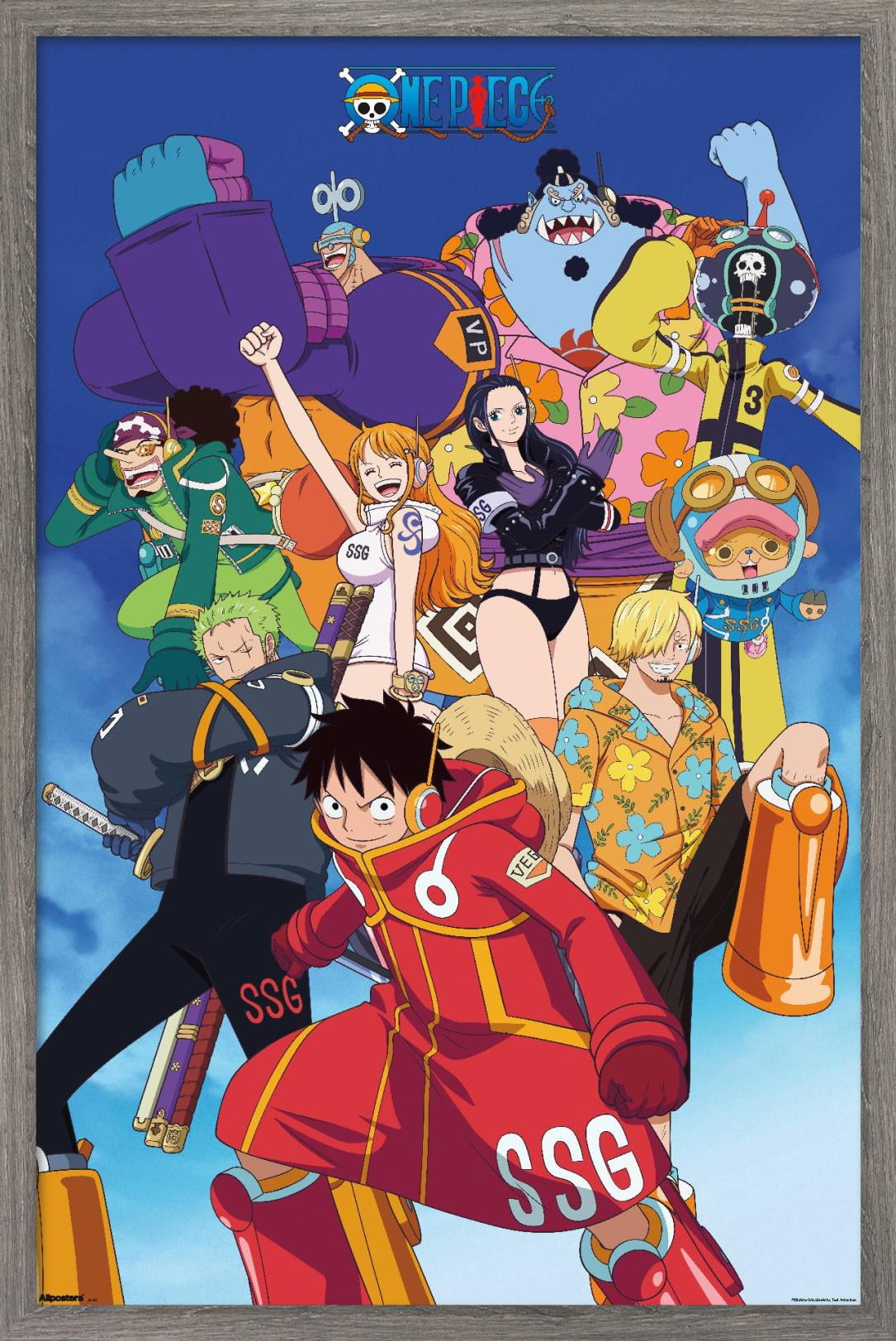 One Piece: Egghead Arc - Voyage 2 Group Wall Poster, 22.375" x 34" Framed