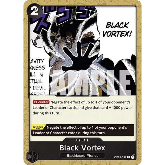 One Piece Emperors in the New World Common Black Vortex OP09-097