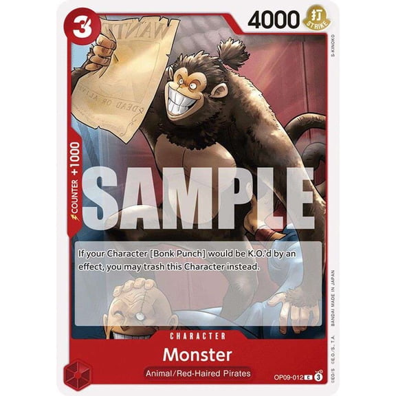 One Piece Emperors in the New World Common Monster OP09-012