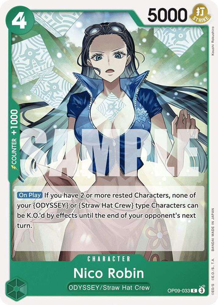 One Piece Emperors in the New World Common Nico Robin OP09-033