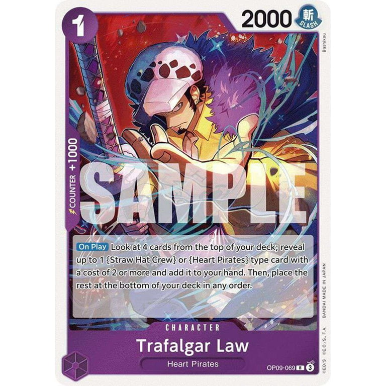 One Piece Emperors in the New World Rare Trafalgar Law OP09