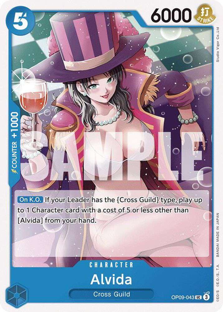 One Piece Emperors in the New World Uncommon Alvida OP09-043