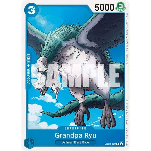 One Piece Extra Booster: Anime 25th Collection Common Grandpa Ryu EB02-029