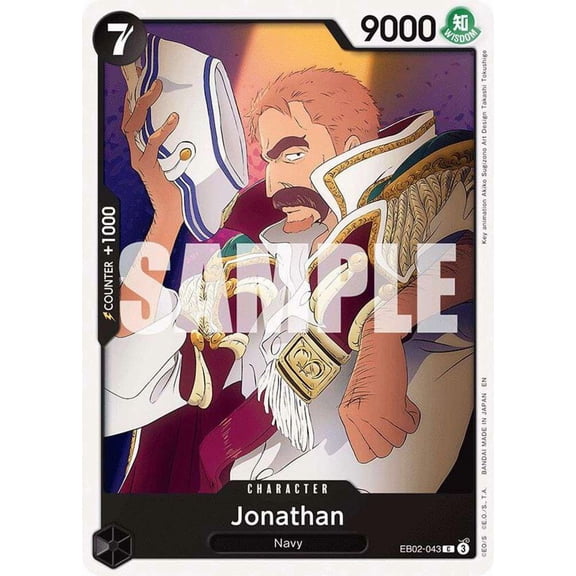 One Piece Extra Booster: Anime 25th Collection Common Jonathan EB02-043
