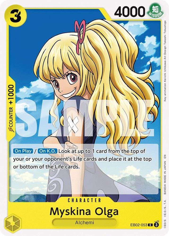 One Piece Extra Booster: Anime 25th Collection Common Myskina Olga
