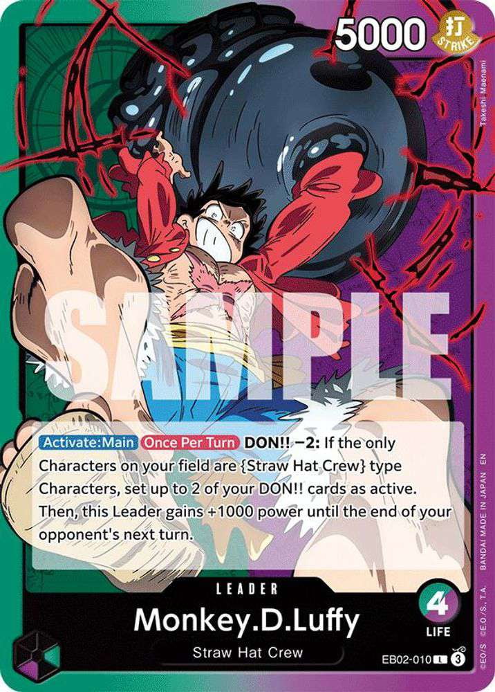 One Piece Extra Booster: Anime 25th Collection Leader Monkey.D