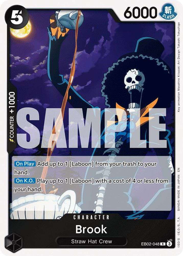 brook one piece card game OP09-073 Brook : Common English One Piece TCG Card : OP09: Emperors in the New World