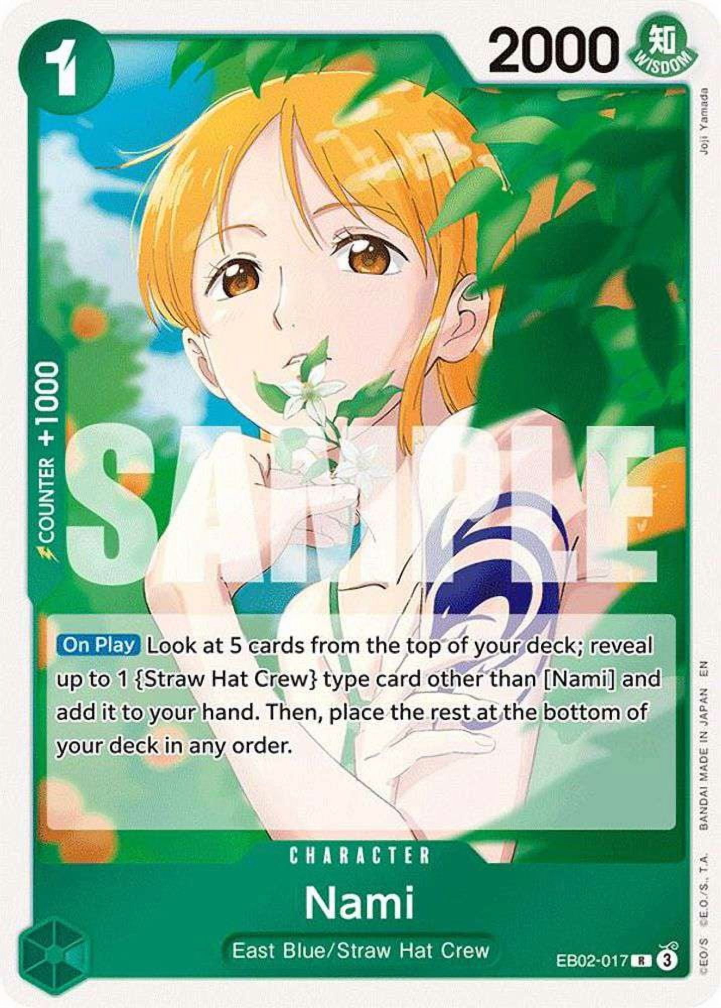 One Piece Extra Booster: Anime 25th Collection Rare Nami EB02-017