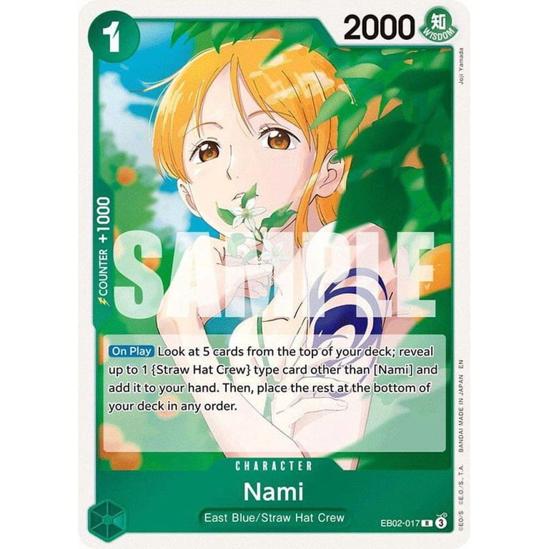 rare nami card One Piece Extra Booster: Anime 25th Collection EB02-017 2025 One Piece Premium Card