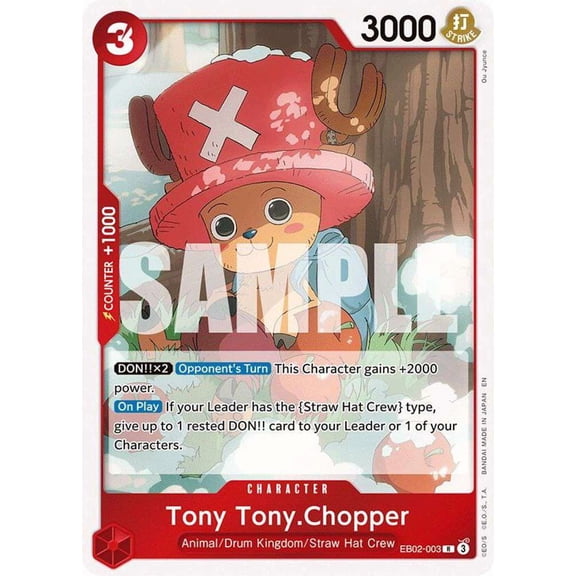 One Piece Extra Booster: Anime 25th Collection Rare Tony Tony.Chopper EB02-003