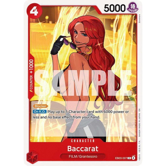 One Piece Extra Booster: Heroines Edition Common Baccarat EB03-007
