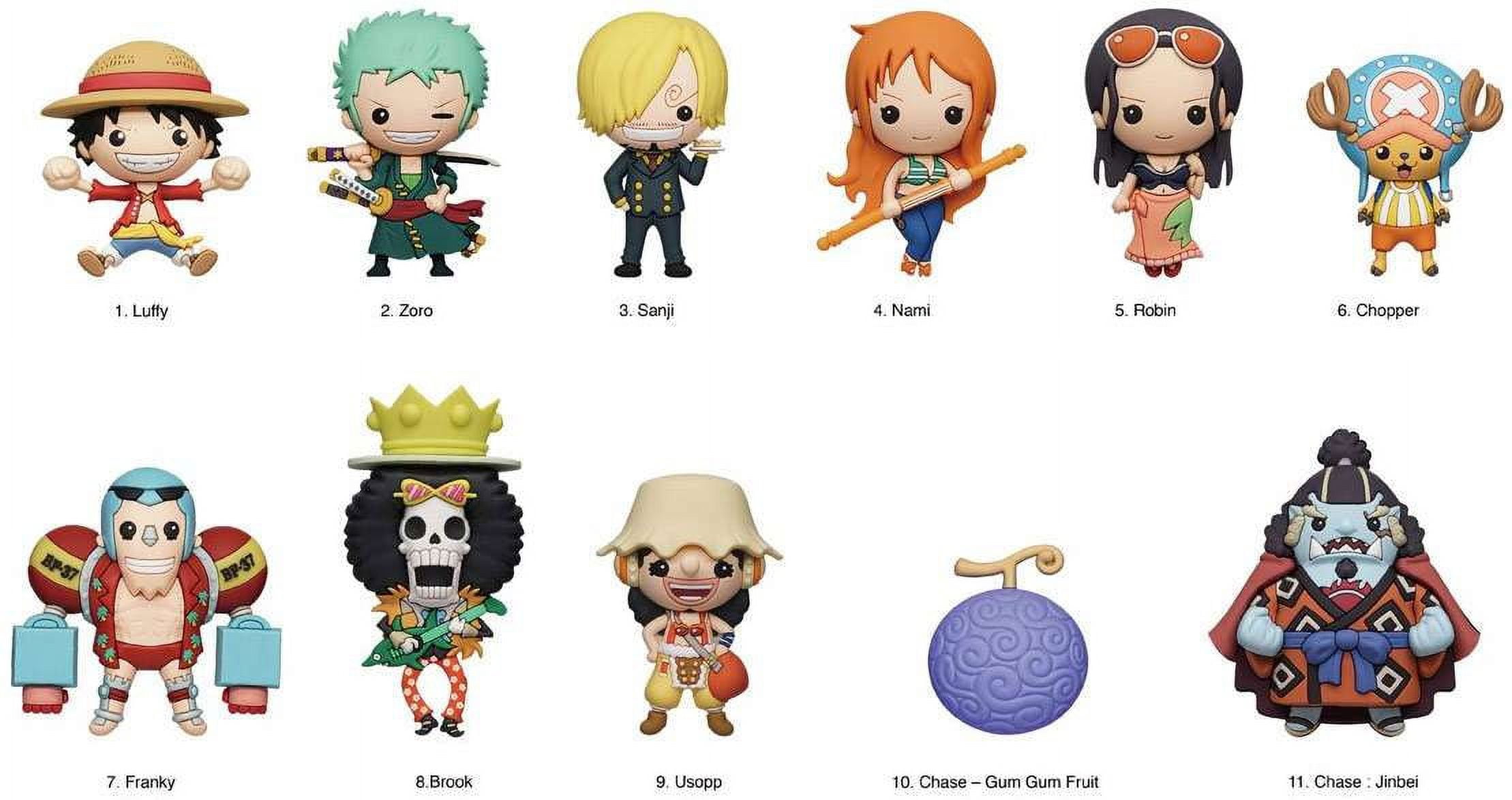 ワンピース 海外限定 FIGURAL BAG CLIP ルフィ Monogram One Piece Series 3 Figural Bag Clip 2-inch Mystery Pack