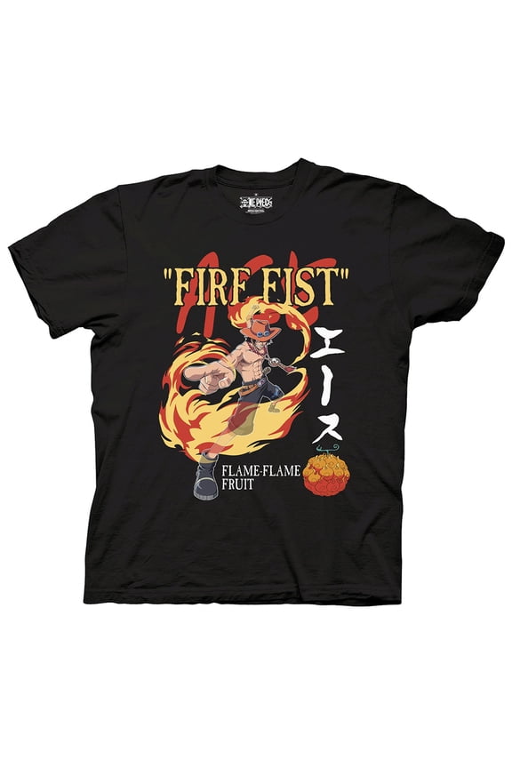 One Piece Fire Fist Ace Limited Color Adult T-Shirt