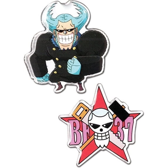 One Piece- Flanky & Flanky Skull Metal Pins