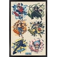 thumbnail image 1 of One Piece: Fishman Island - Badges Grid Wall Poster, 22.375" x 34" Framed, 1 of 4