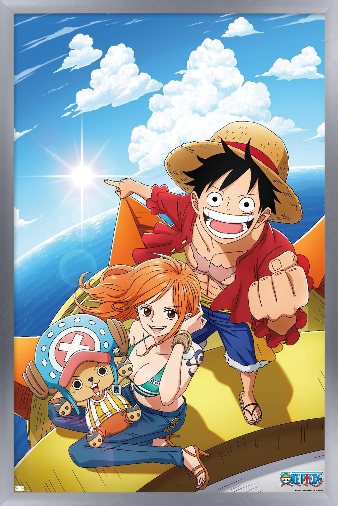 One Piece: Fishman Island - Luffy, Nami, Tony Tony Chopper Wall