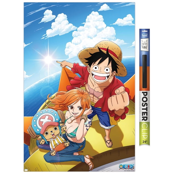 One Piece: Fishman Island - Luffy, Nami, Tony Tony Chopper Wall