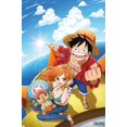 thumbnail image 1 of One Piece: Fishman Island - Luffy, Nami, Tony Tony Chopper Wall Poster, 22.375" x 34", 1 of 4