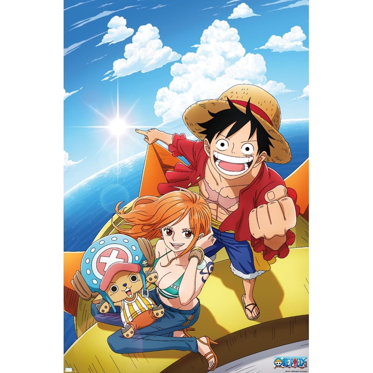 One Piece: Fishman Island - Luffy, Nami, Tony Tony Chopper Wall