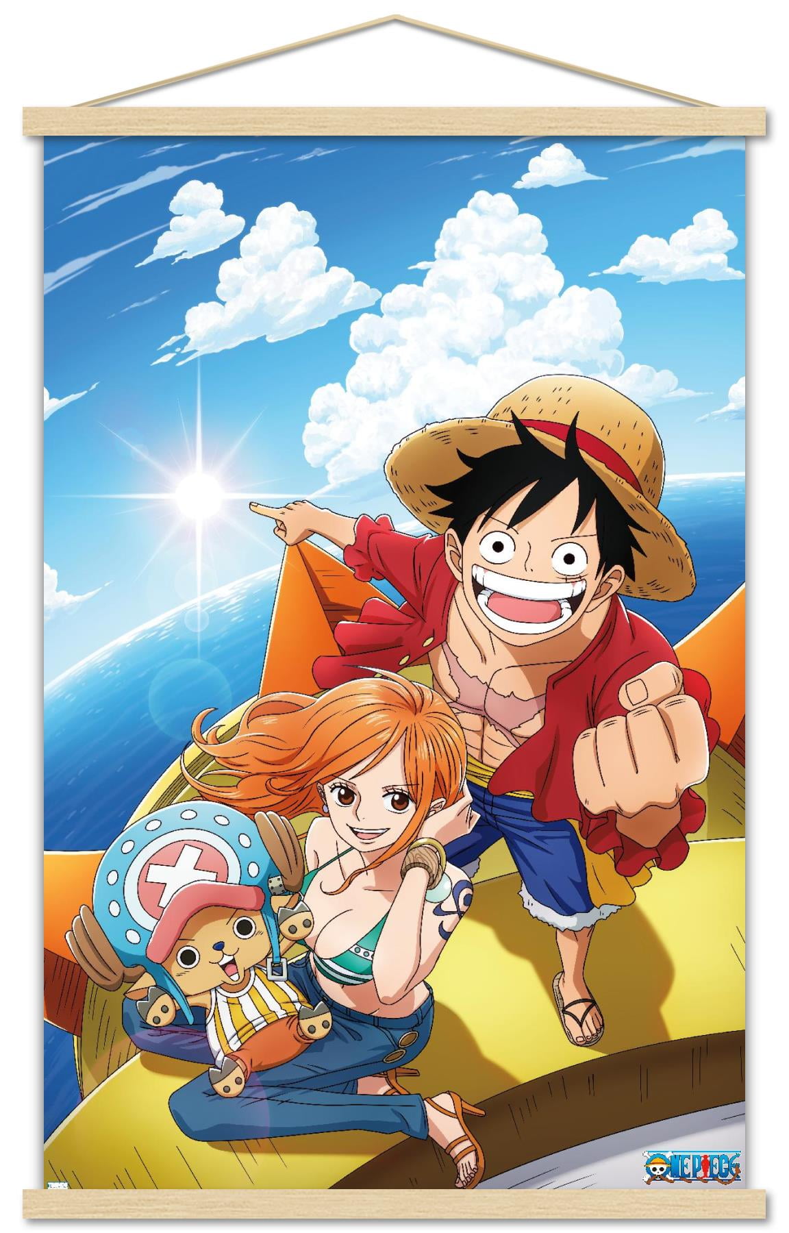 One Piece: Fishman Island - Luffy, Nami, Tony Tony Chopper Wall