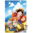 thumbnail image 1 of One Piece: Fishman Island - Luffy, Nami, Tony Tony Chopper Wall Poster with Pushpins, 22.375" x 34", 1 of 4