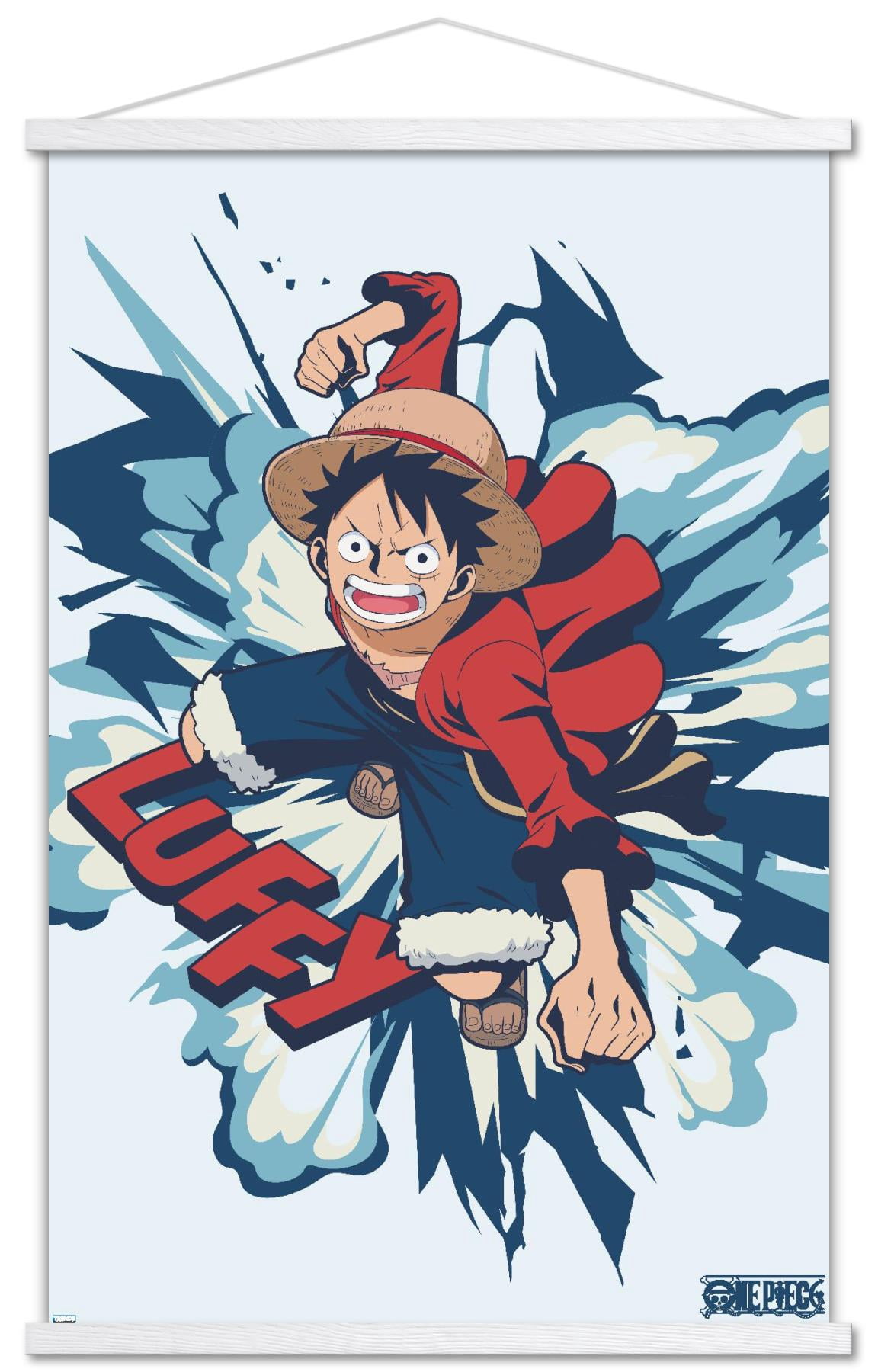 One Piece: Fishman Island - Luffy Punch Wall Poster with Pushpins