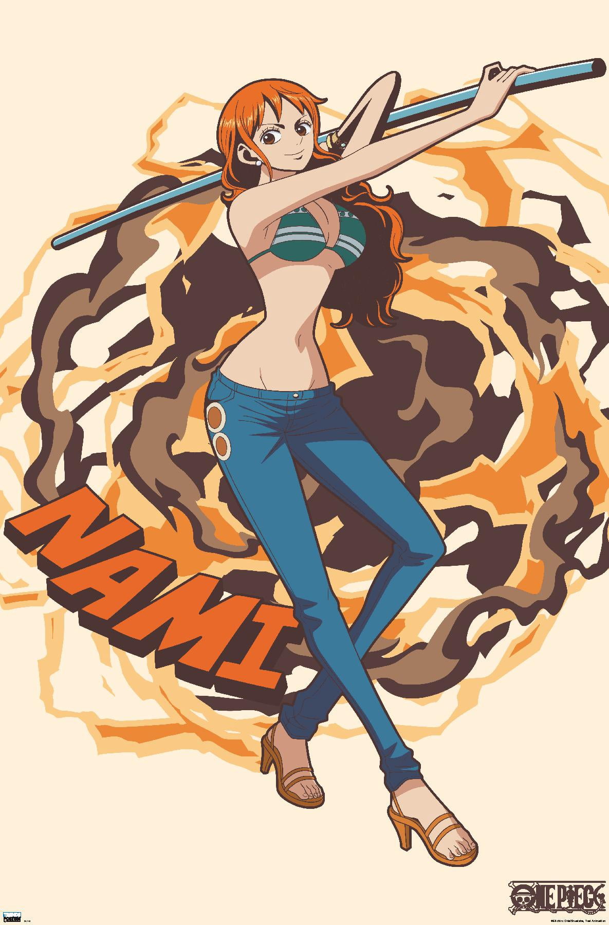 One Piece: Fishman Island - Nami Staff Wall Poster, 14.725