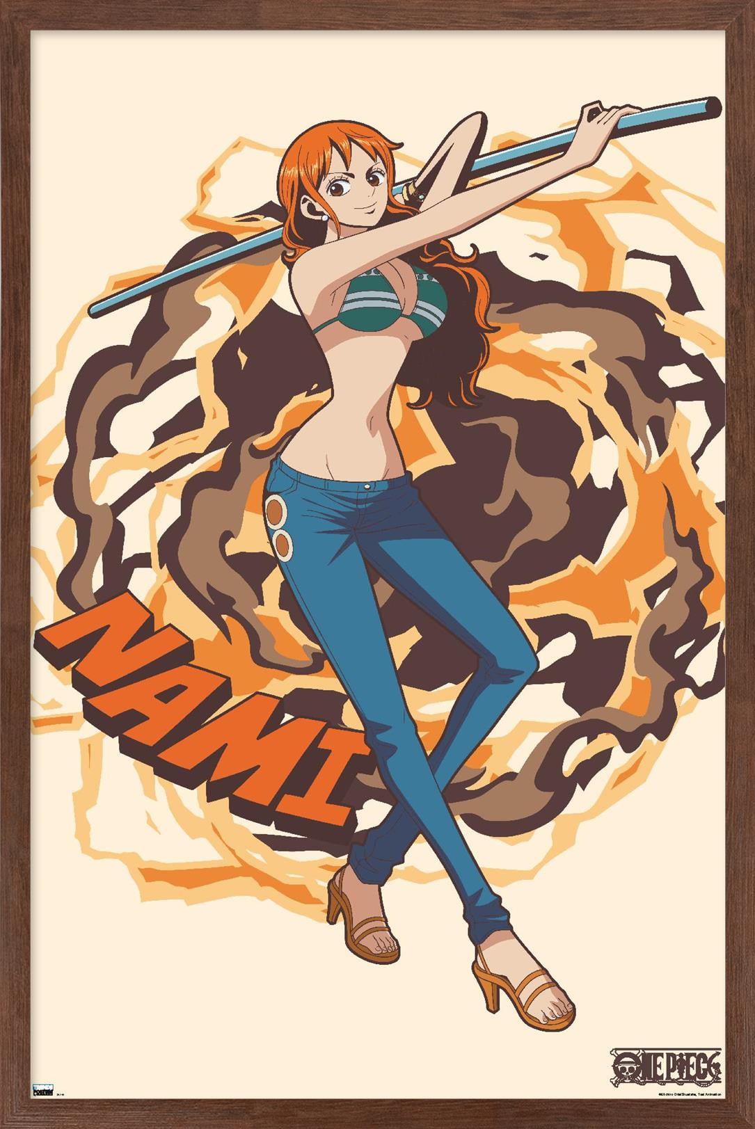 One Piece: Fishman Island - Nami Staff Wall Poster, 14.725