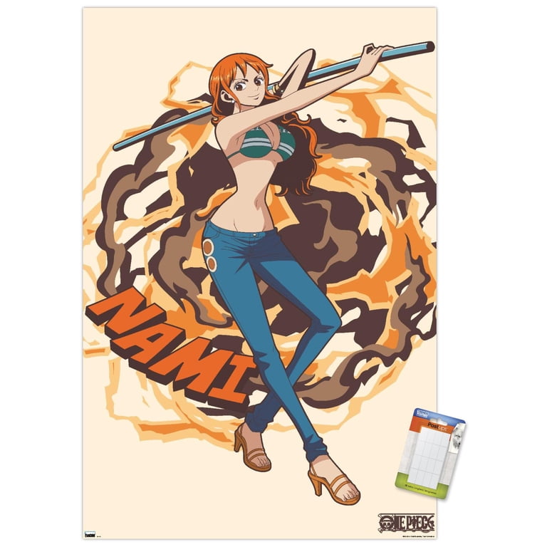 One Piece: Fishman Island - Nami Staff Wall Poster, 22.375