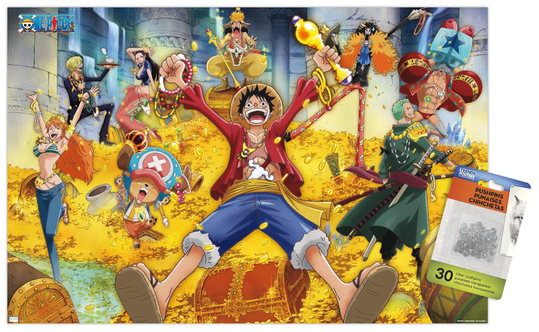 One Piece: Fishman Island - Treasure Wall Poster, 22.375