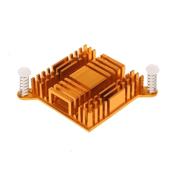 One Piece Forged Square Aluminum Northbridge Southbridge Heatsink 38x10x38mm