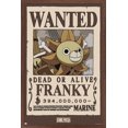 thumbnail image 1 of One Piece - Franky Wanted Poster Wall Poster, 22.375" x 34" Framed, 1 of 5