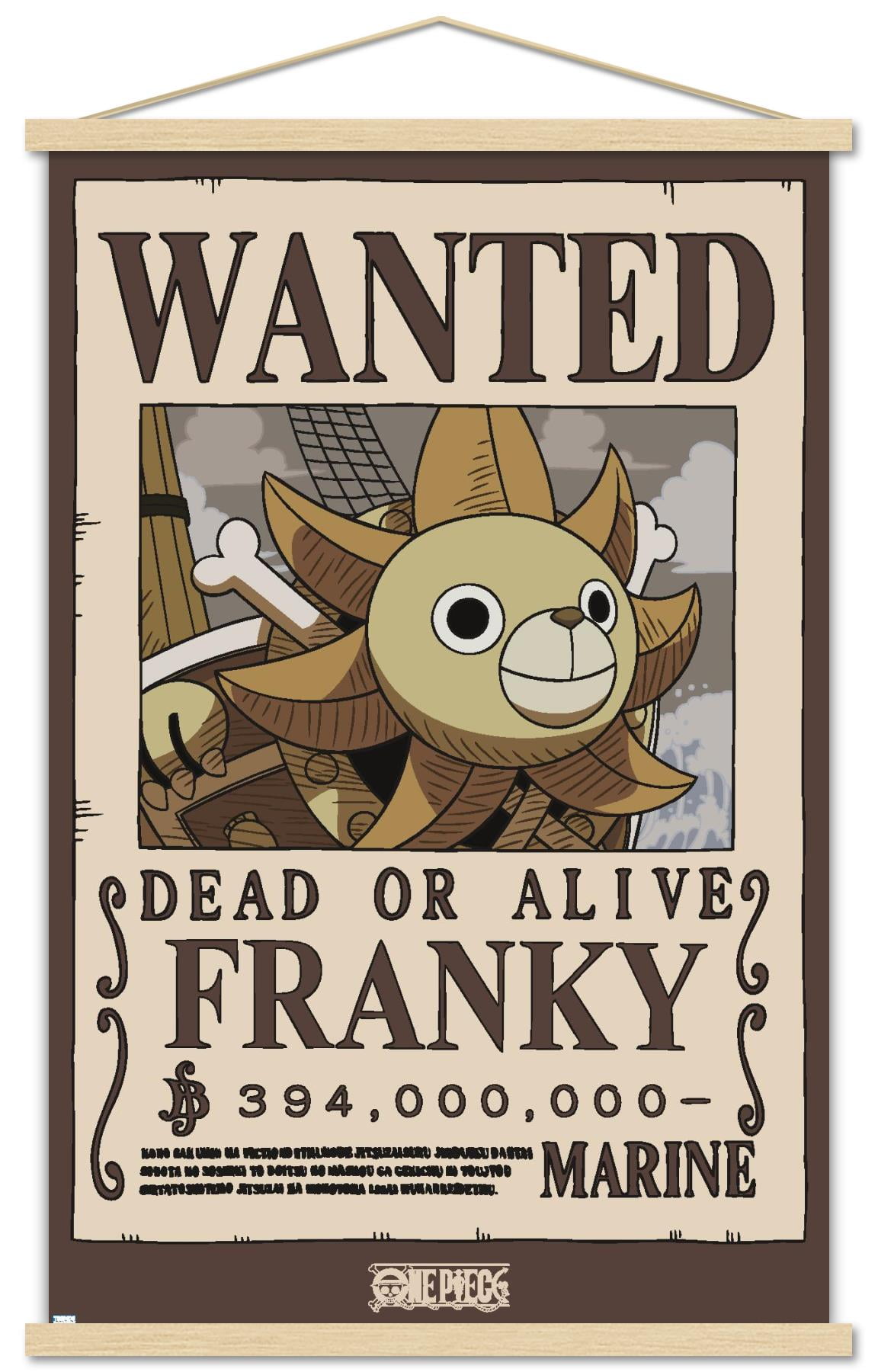 One-Piece-Franky-Wanted-Poster