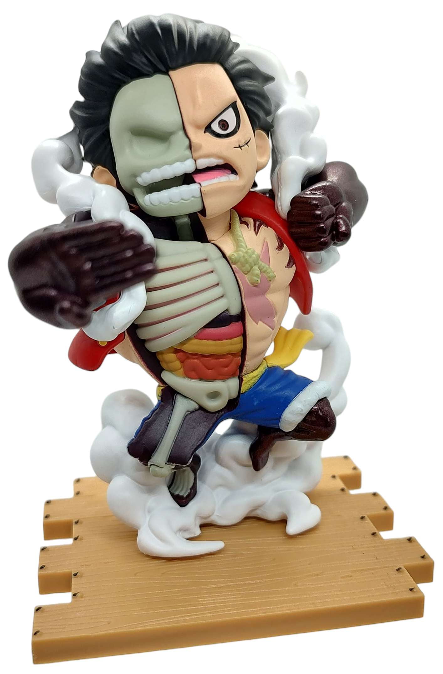 One Piece Freeny's Hidden Dissectibles Series 6 Luffy's Gear's Bounce-Man Mini Figure (No Packaging)
