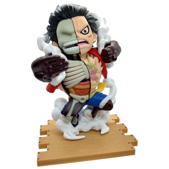 One Piece Freeny's Hidden Dissectibles Series 6 Luffy's Gear's Bounce-Man Mini Figure (No Packaging)