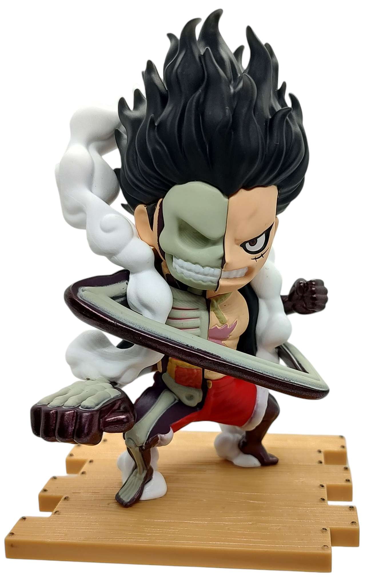 One Piece Freeny's Hidden Dissectibles Series 6 Luffy's Gear's Snake-Man Mini Figure (No Packaging)