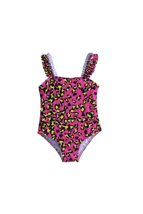 One Piece Girls One Piece Swimsuits Bathing Suits Cutout Tankini Sets Tropical Printed Bikini Set Adjustable Strap Swim Tank Top Modest Swimwear