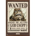 thumbnail image 1 of One Piece - God Usopp Wanted Poster Wall Poster, 14.725" x 22.375" Framed, 1 of 4